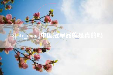 柳林中国冠军品牌是真的吗