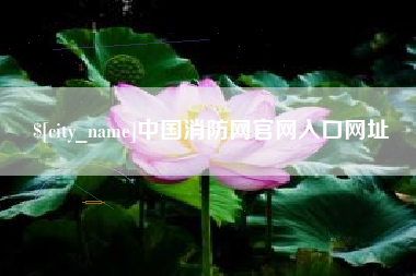 柳林中国消防网官网入口网址
