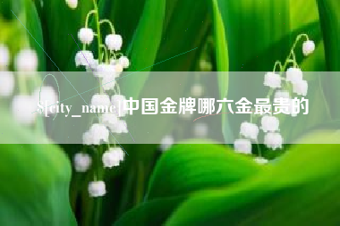 柳林中国金牌哪六金最贵的