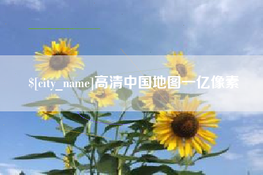 柳林高清中国地图一亿像素