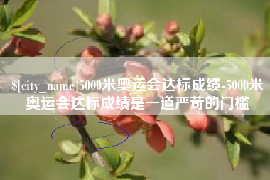 柳林5000米奥运会达标成绩-5000米奥运会达标成绩是一道严苛的门槛