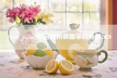柳林中国消防救援学院分数2020