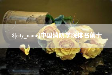 柳林中国消防学院排名前十