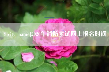 柳林2020年消防考试网上报名时间