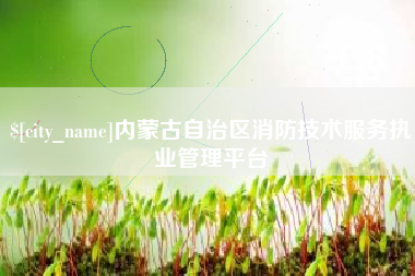 柳林内蒙古自治区消防技术服务执业管理平台