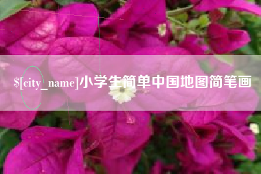 柳林小学生简单中国地图简笔画