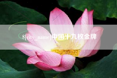 柳林中国十九枚金牌