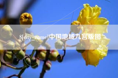 柳林中国地域九宫版图