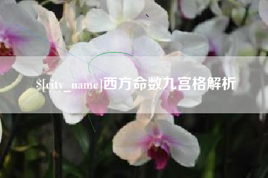 柳林西方命数九宫格解析