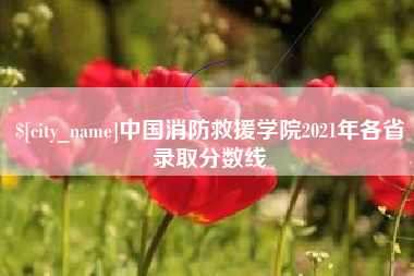 柳林中国消防救援学院2021年各省录取分数线