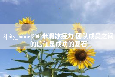 柳林5000米滑冰接力-团队成员之间的信任是成功的基石