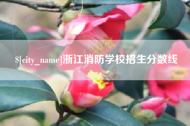 柳林浙江消防学校招生分数线