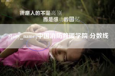 柳林中国消防救援学院 分数线