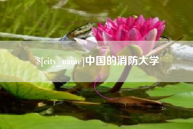 柳林中国的消防大学