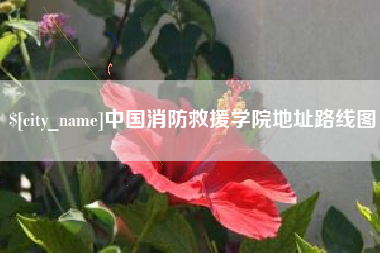 柳林中国消防救援学院地址路线图