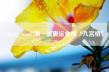 柳林第一波奥运金牌“九宫格”