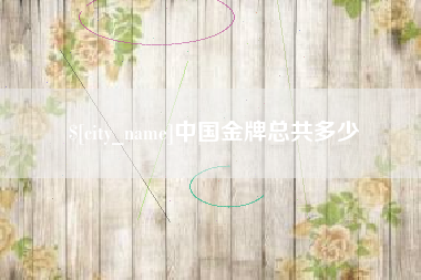 柳林中国金牌总共多少
