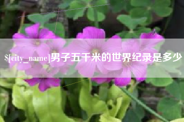 柳林男子五千米的世界纪录是多少