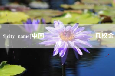 柳林中国🇨🇳几枚金牌