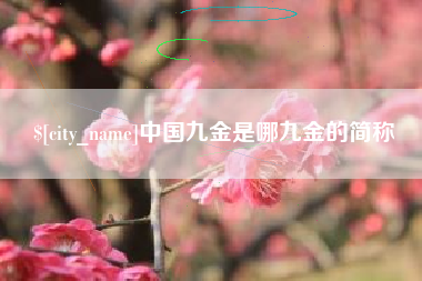 柳林中国九金是哪九金的简称