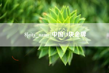 柳林中国19块金牌