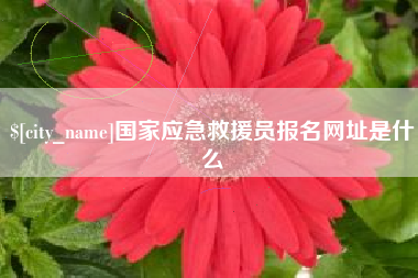 柳林国家应急救援员报名网址是什么
