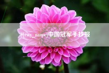 柳林中国冠军手抄报