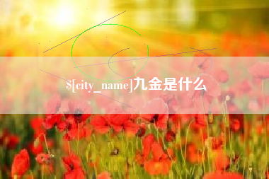 柳林九金是什么
