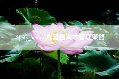 柳林九宫格人才管理策略