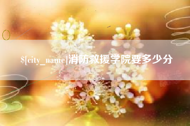 柳林消防救援学院要多少分